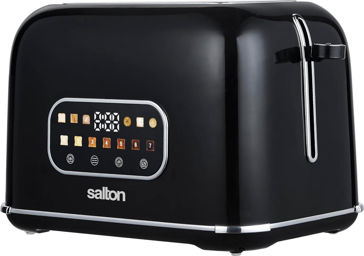 Salton - 2 Slice Smart Touch Toaster Black - ET2170