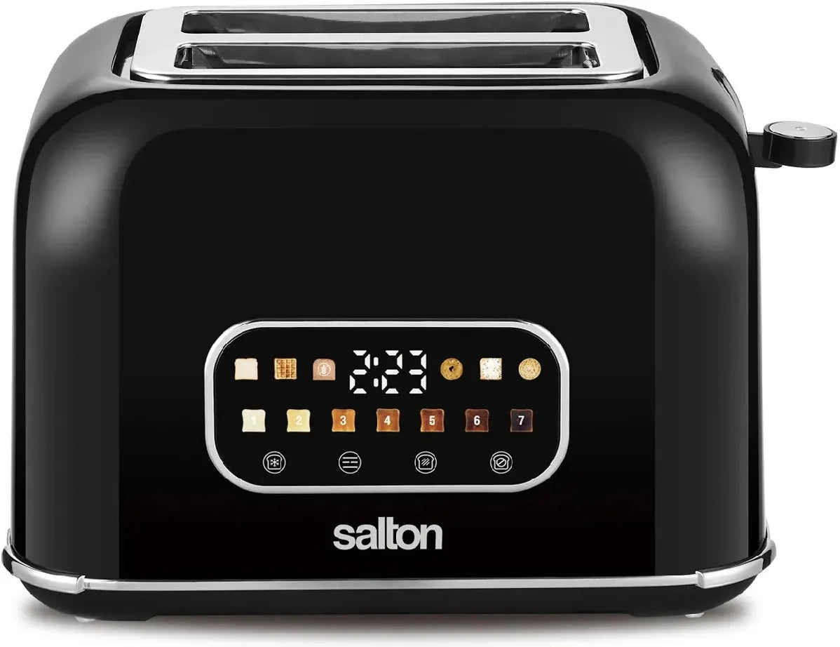 Salton - 2 Slice Smart Touch Toaster Black - ET2170