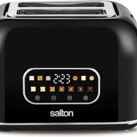 Salton - 2 Slice Smart Touch Toaster Black - ET2170