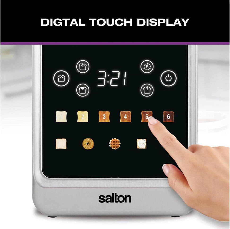 Salton - 2 Slice Smart Touch Toaster - ET2176