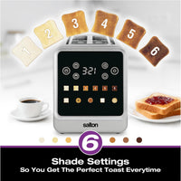 Salton - 2 Slice Smart Touch Toaster - ET2176