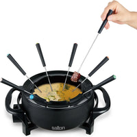 Salton - 2.8 L 8 Forks Black Fondue Set - EF2086