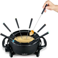 Salton - 2.8 L 8 Forks Black Fondue Set - EF2086
