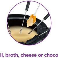 Salton - 2.8 L 8 Forks Black Fondue Set - EF2086