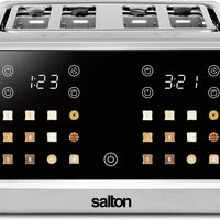 Salton - 4 Slice Long Slot Smart Touch Toaster - ET2163