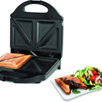 Salton - 750 W Black Pocket Sandwich Maker - SM1068BK