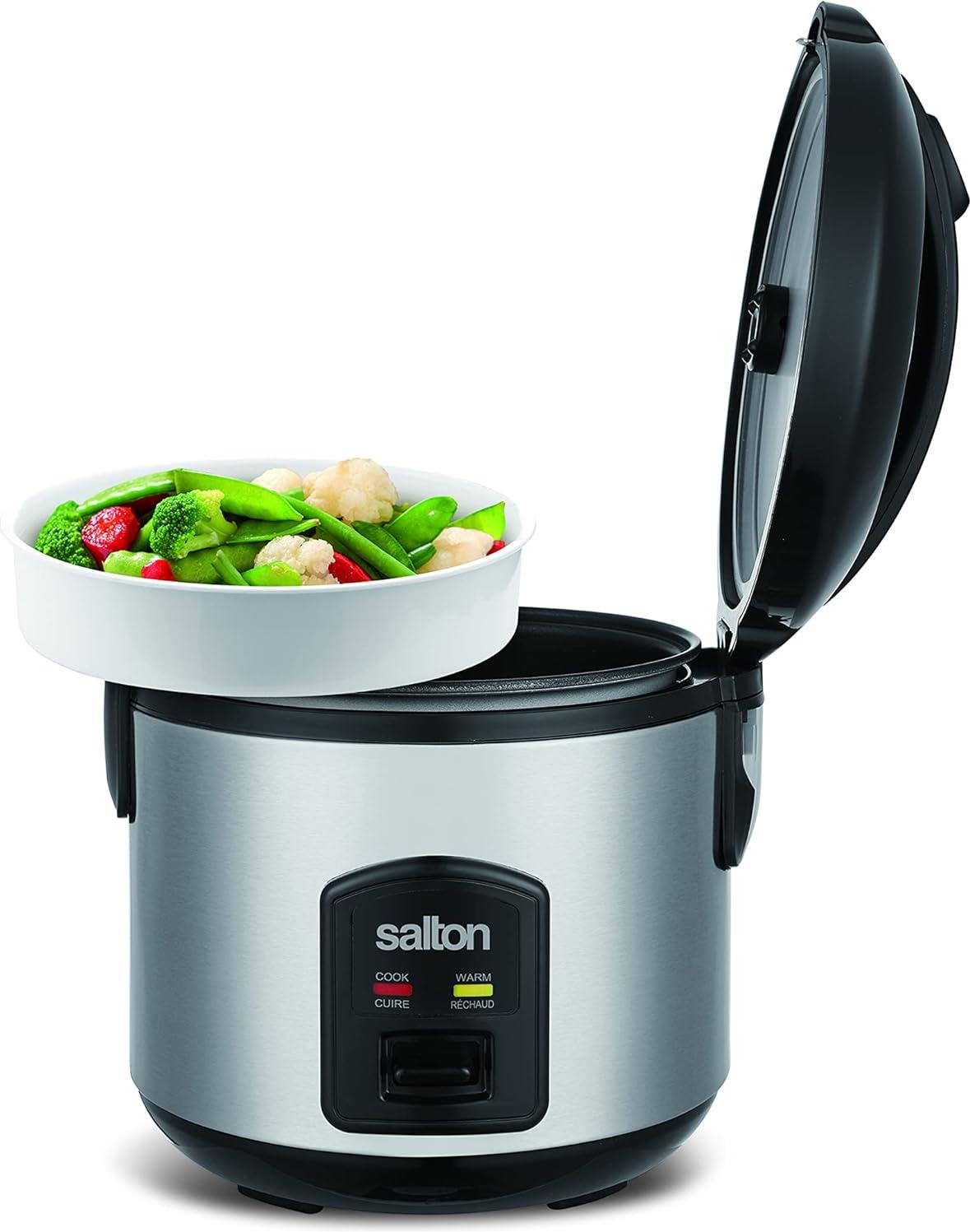 Salton - 8 Cup Automatic Rice Cooker & Steamer - RC2027