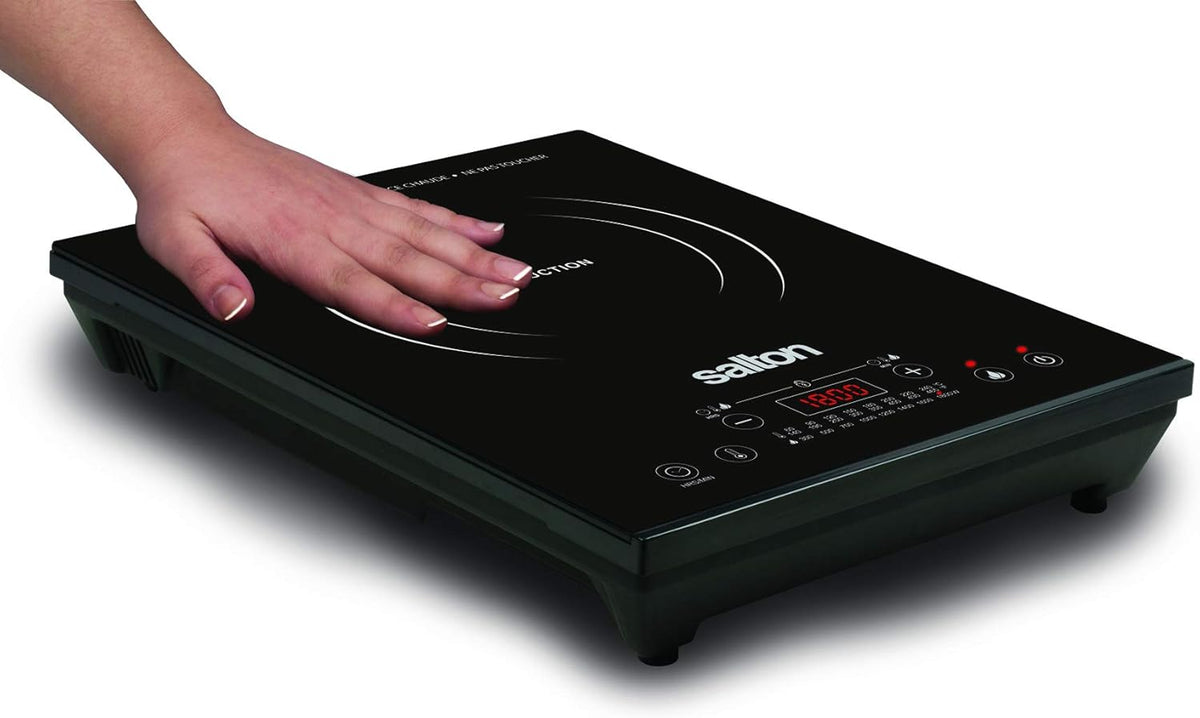 Salton - 8" Single Burner Portable Induction Cooktop - ID1350