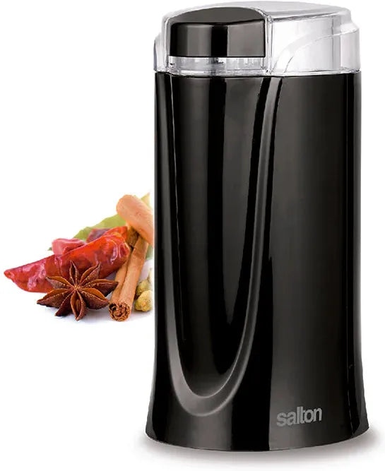 Salton - Coffee, Spice & Herb Black Electric Grinder - CG1990BK