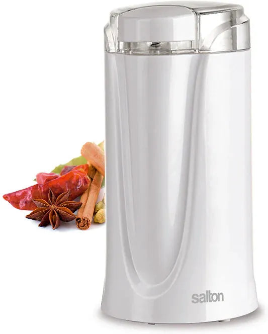 Salton - Coffee, Spice & Herb White Electric Grinder - CG1990WH