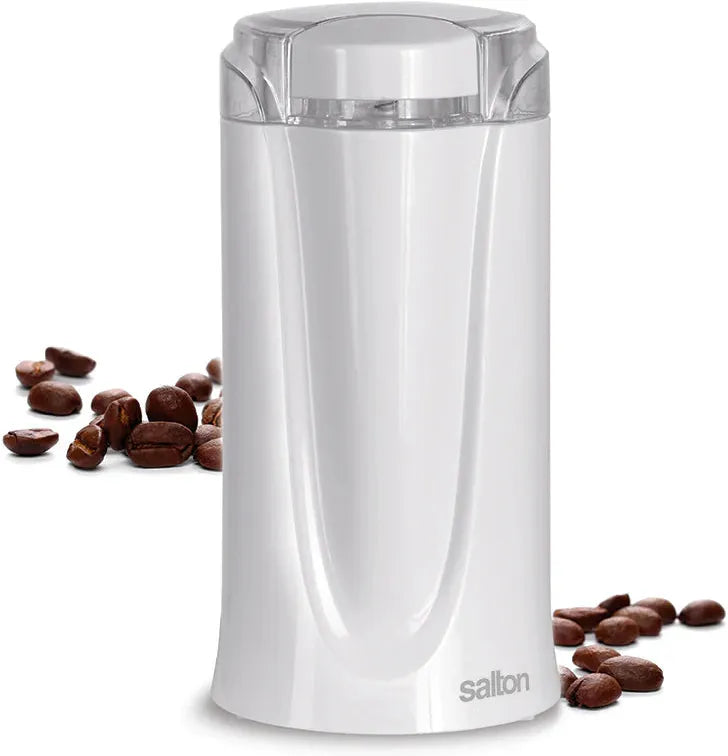 Salton - Coffee, Spice & Herb White Electric Grinder - CG1990WH