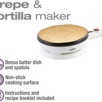 Salton - Cordless Crepe & Tortilla Maker - CM1337