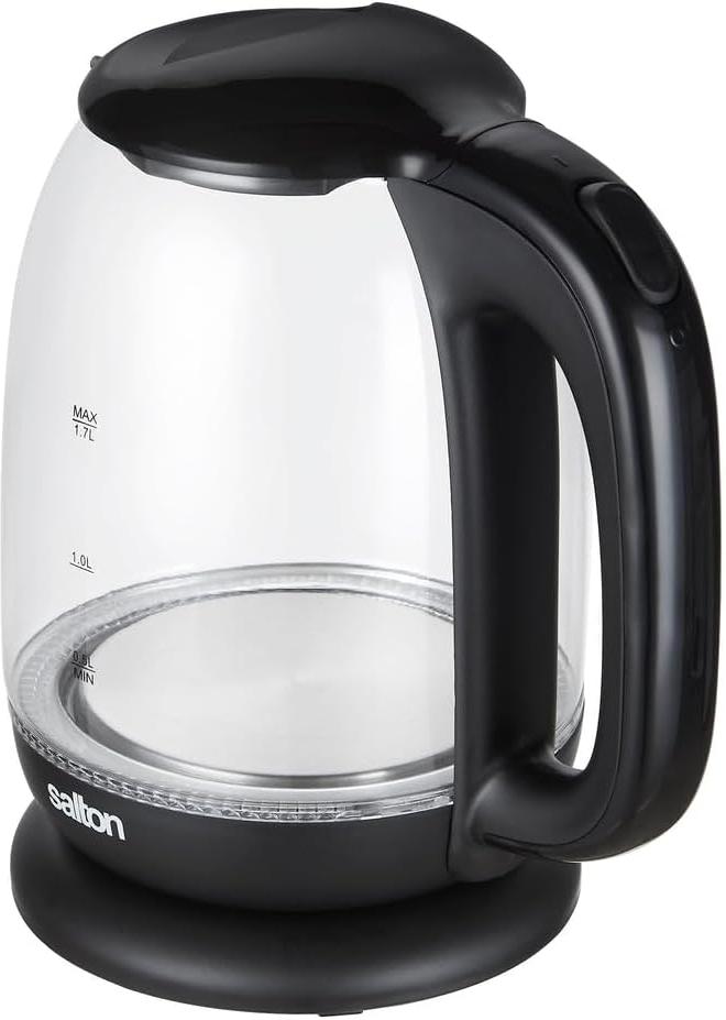 Salton - Cordless Electric 1.7 L Glass Kettle - GK2182