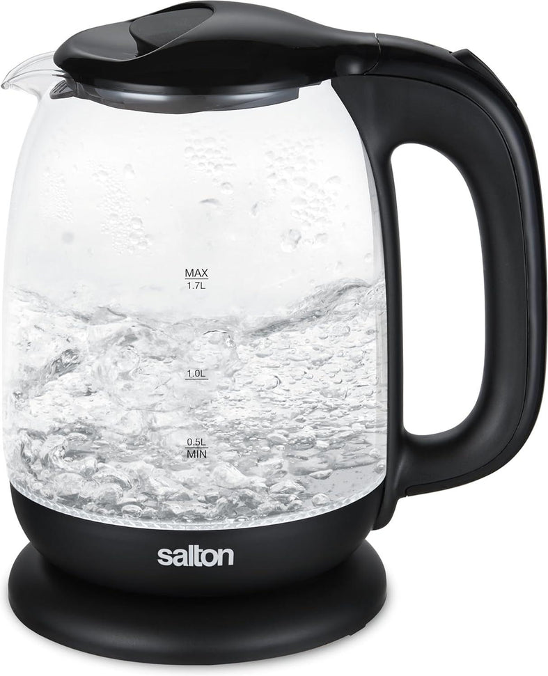 Salton - Cordless Electric 1.7 L Glass Kettle - GK2182