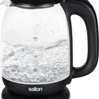 Salton - Cordless Electric 1.7 L Glass Kettle - GK2182