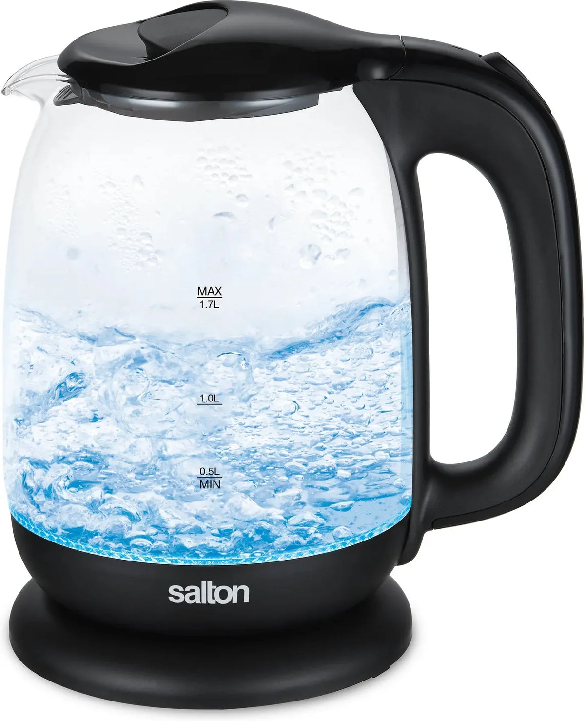 Salton - Cordless Electric 1.7 L Glass Kettle - GK2182