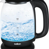Salton - Cordless Electric 1.7 L Glass Kettle - GK2182