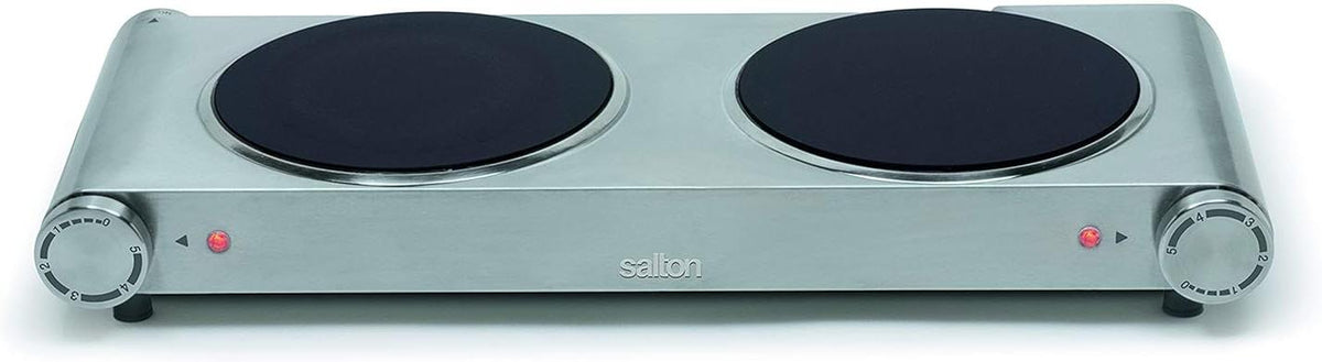 Salton - Double Burner Portable Infrared Cooktop - HP1269