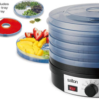 Salton - Electric Food Dehydrator Black - DH1460