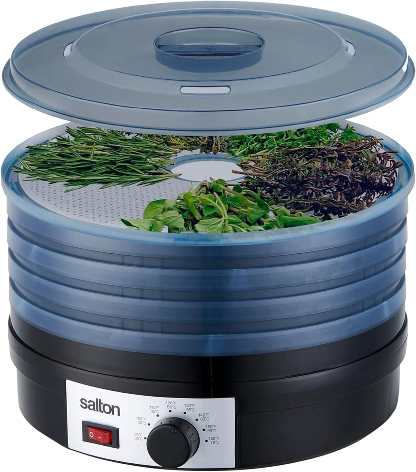 Salton - Electric Food Dehydrator Black - DH1460