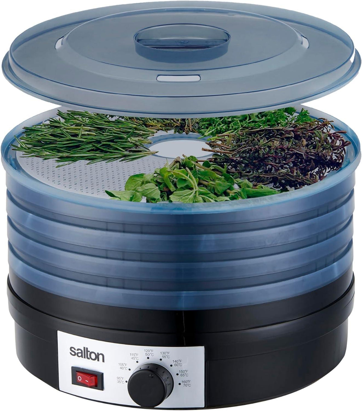 Salton - Electric Food Dehydrator Black - DH1460