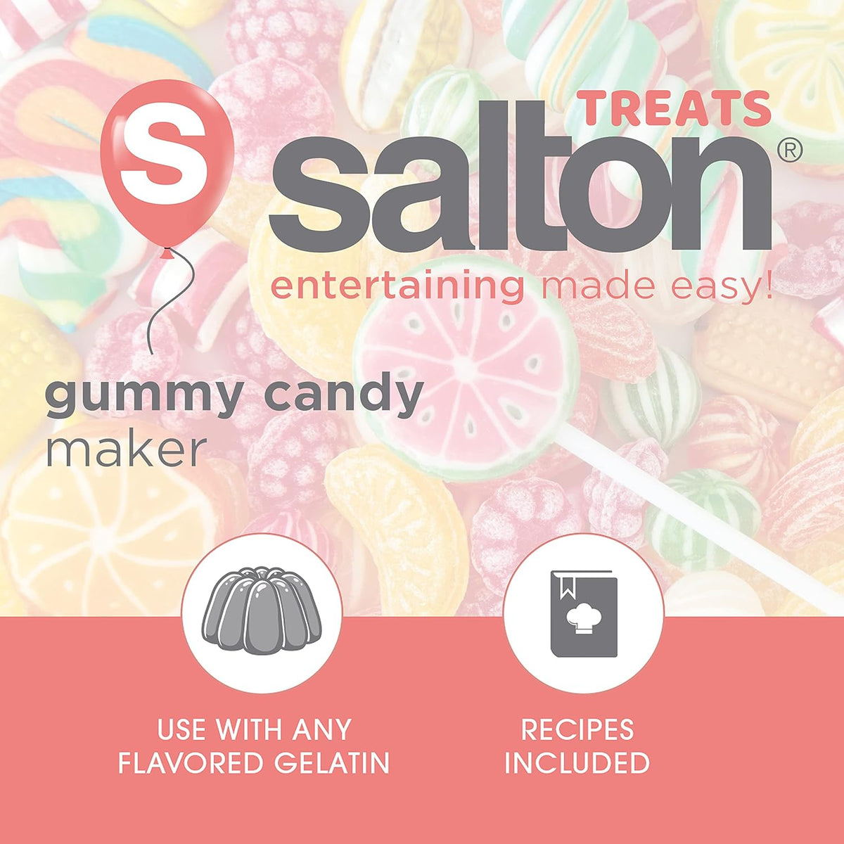 Salton - Gummy Candy Maker Silicone Mold - GM1707