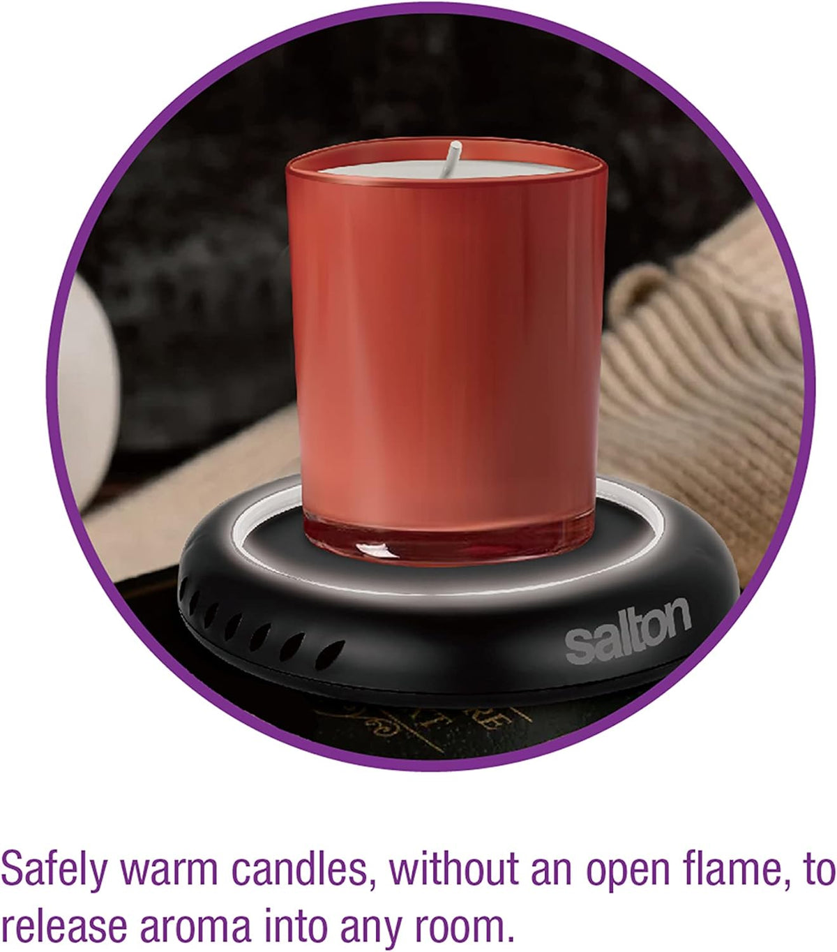 Salton - Illuminated Mug Warmer Black - SMW2094BKW