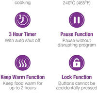 Salton - Induction Cooktop with Temperature Probe - ID1880