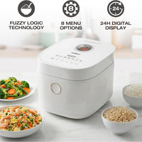 Salton - Multifunction 20 Cups Micom Rice Cooker - RC2129WH