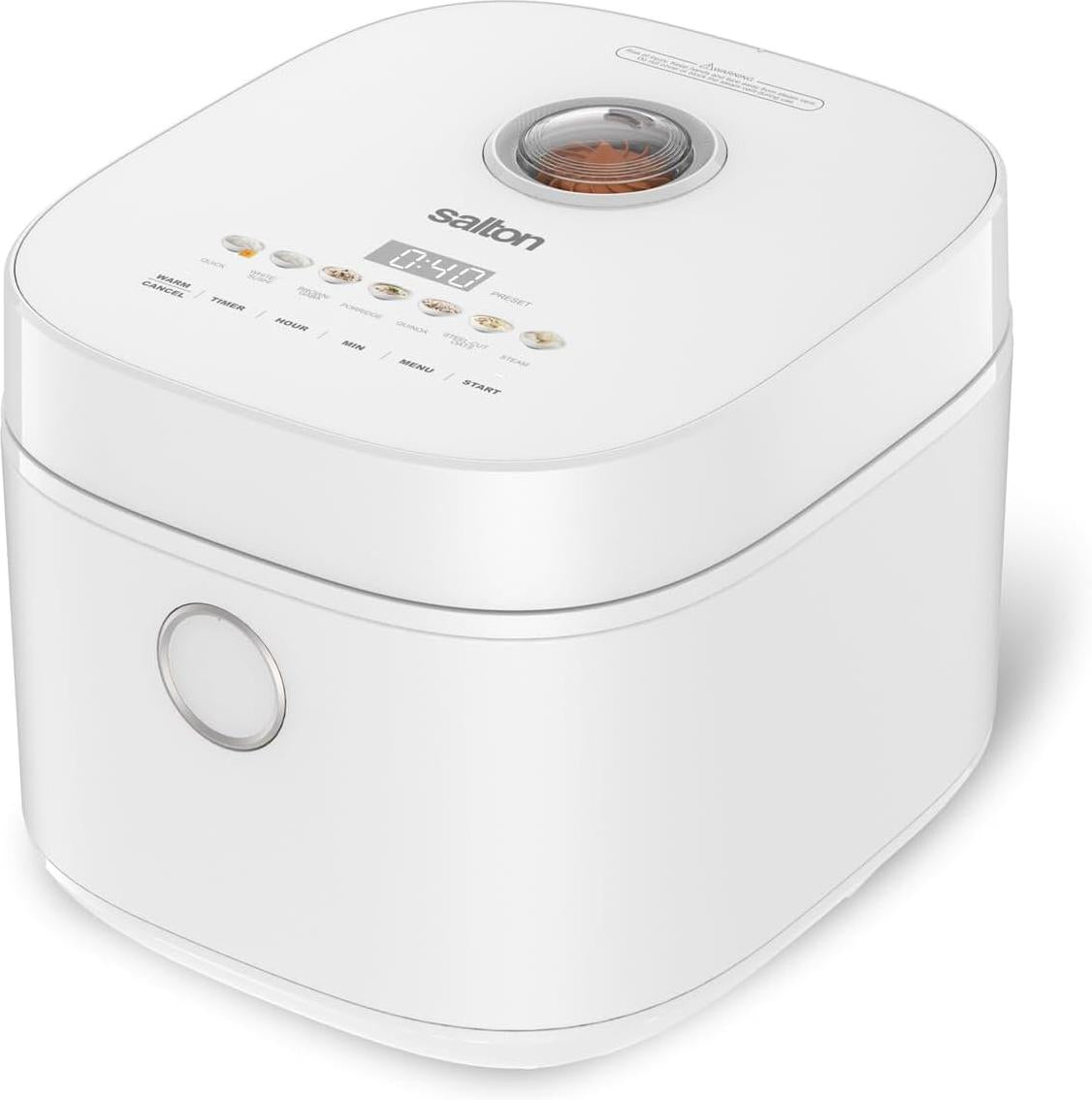 Salton - Multifunction 20 Cups Micom Rice Cooker - RC2129WH