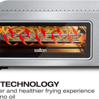 Salton - Pizzadesso Stainless Steel Professional Countertop Convection Oven - TO2122SSPP
