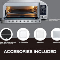 Salton - Pizzadesso Stainless Steel Professional Countertop Convection Oven - TO2122SSPP