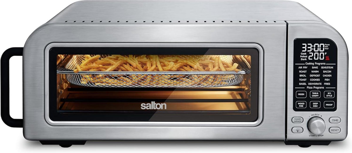 Salton - Pizzadesso Stainless Steel Professional Countertop Convection Oven - TO2122SSPP