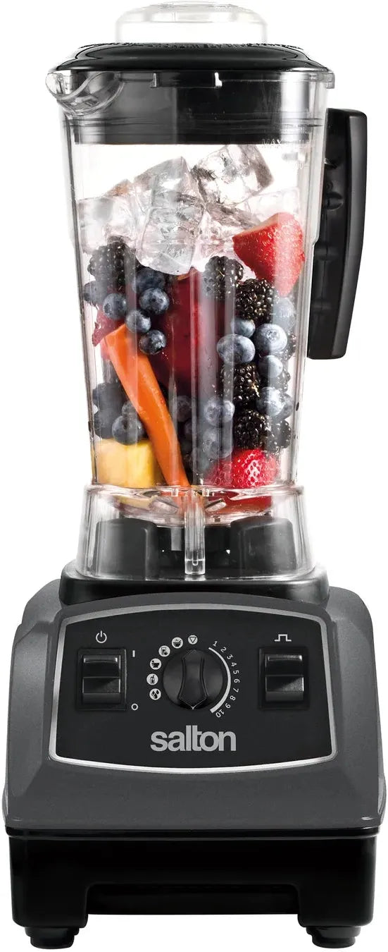 Salton - Professional Grade Charcoal Grey Power Blender - BL2150CG