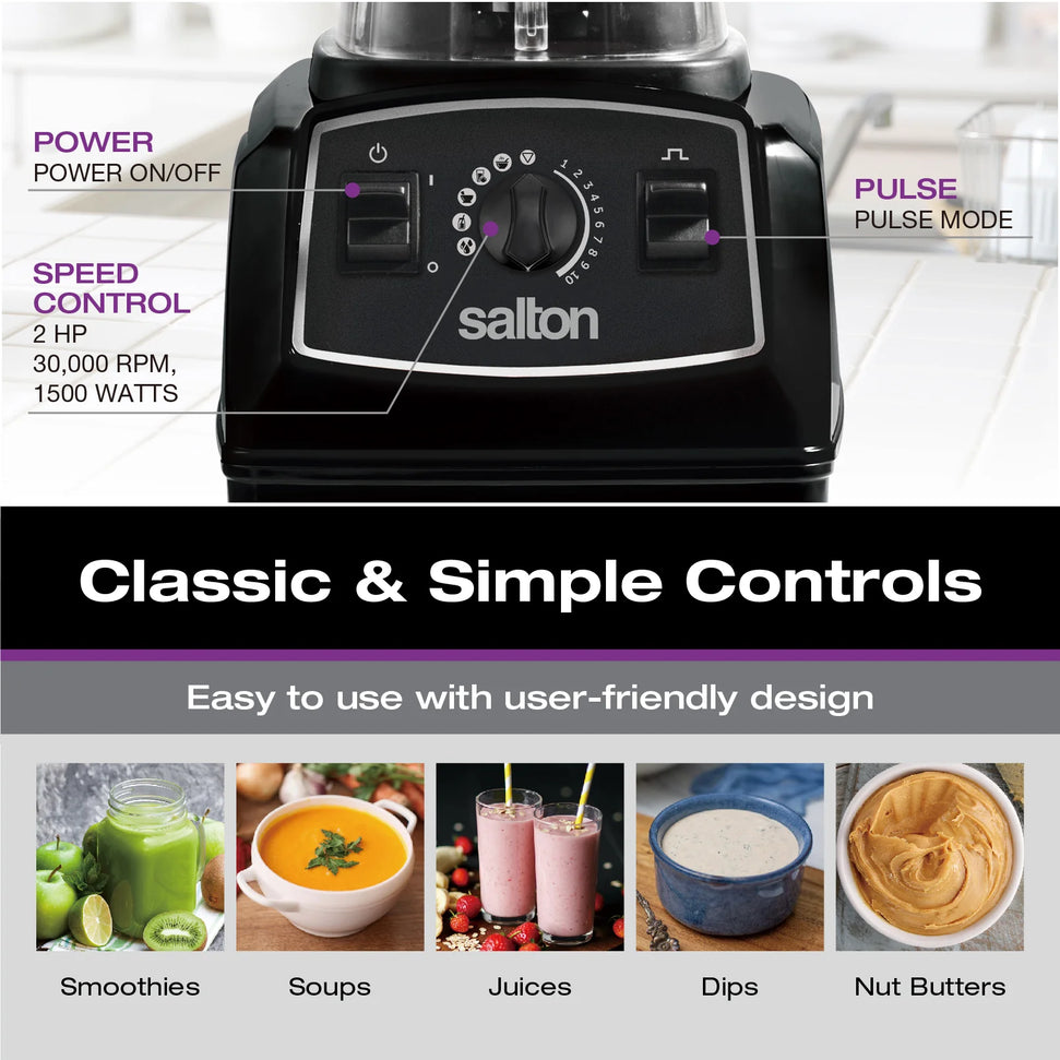 Salton - Professional Grade Buttercream Power Blender - BL2150CR