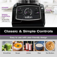 Salton - Professional Grade Buttercream Power Blender - BL2150CR