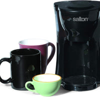 Salton - Space Saving 1 Cup Coffeemaker Black - FC1205