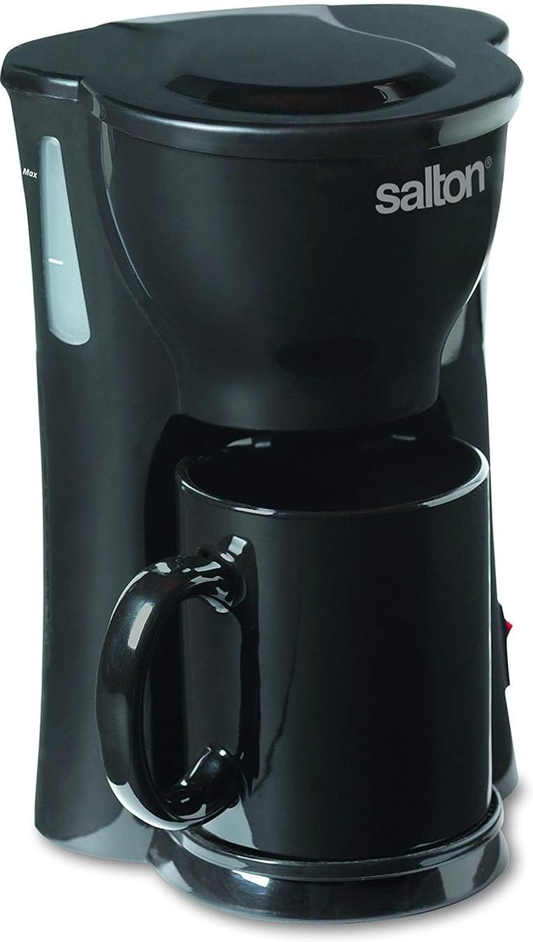 Salton - Space Saving 1 Cup Coffeemaker Black - FC1205