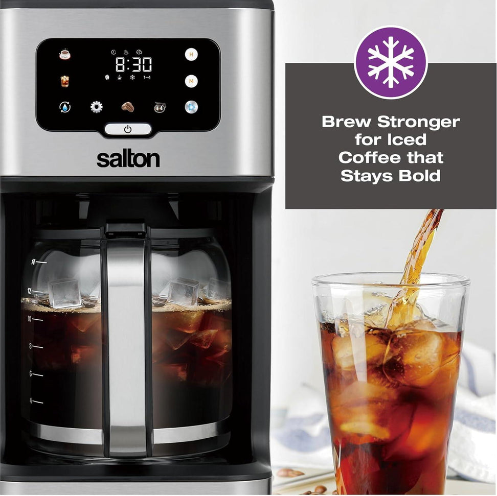 Salton - Stainless Steel 14 Cup Digital Coffee Maker - FC2149