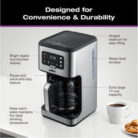 Salton - Stainless Steel 14 Cup Digital Coffee Maker - FC2149