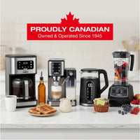 Salton - Stainless Steel 3-in-1 Digital Espresso, Capuccino & Latte Machine - EX2152