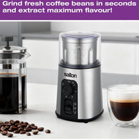 Salton - Stainless Steel Smart Coffee Grinder - CG2123