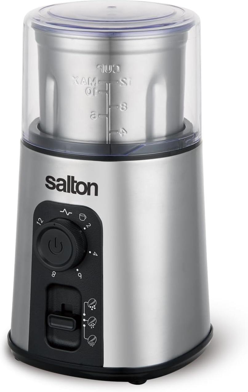 Salton - Stainless Steel Smart Coffee Grinder - CG2123