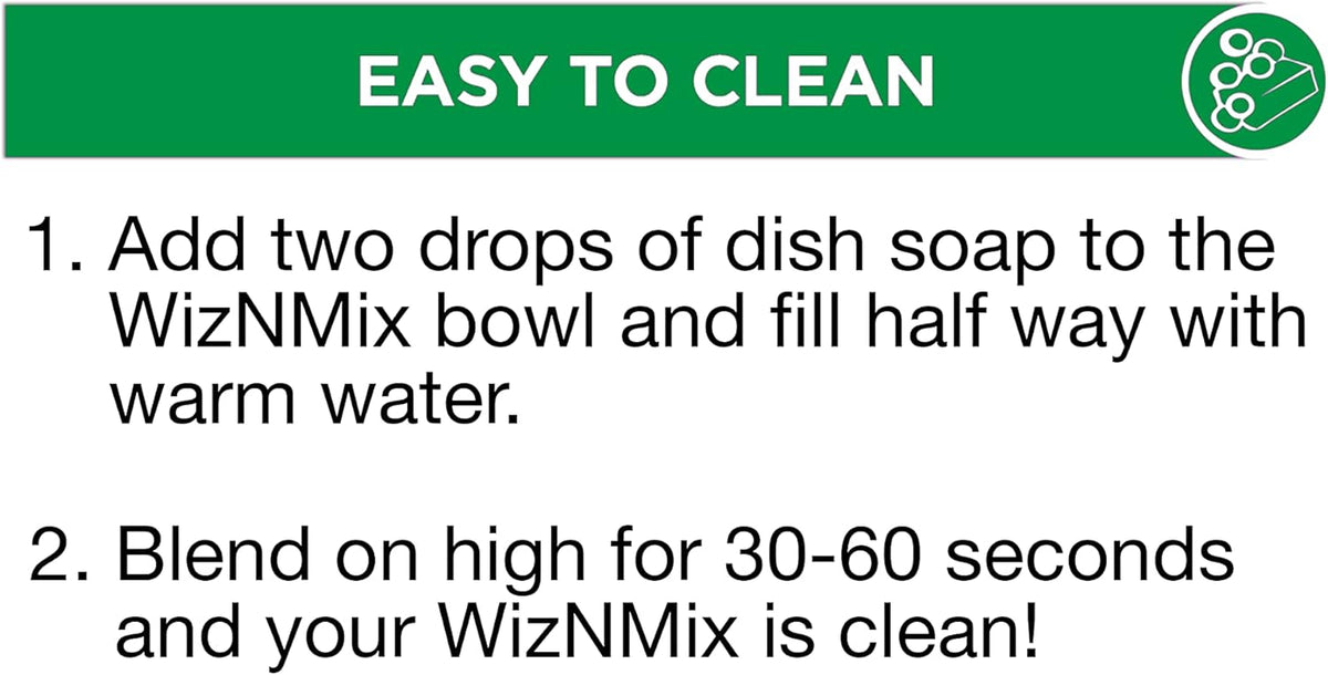 Salton - WizNMix All-in-One Black Food Processor, Chopper & Mini Blender - FP2102BK