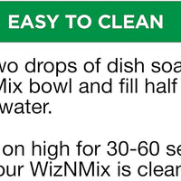 Salton - WizNMix All-in-One Black Food Processor, Chopper & Mini Blender - FP2102BK