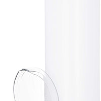 San Jamar - White Adjustable Plastic Cone Water Cup Dispenser with Hinged Flip-Cap, 1000/Bx - SJ4160WH