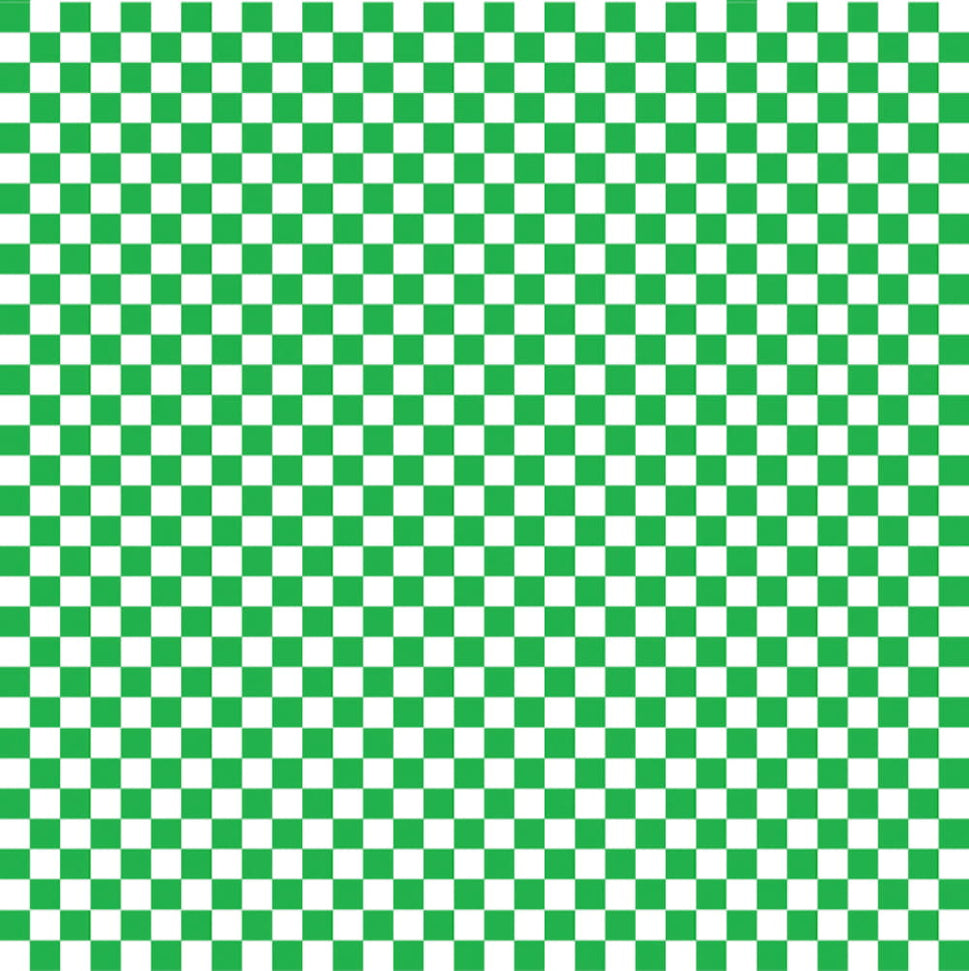 Sanfacon - 12" x 12" Green Grease Resistant Checker Sheets, 1000/Cs - 172047