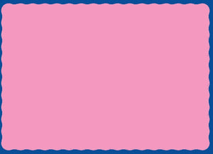 Sanfacon - 9.5" Baby Pink Placemat, 10 X 100/cs - 6153