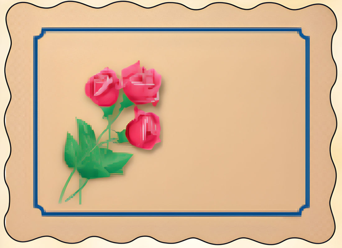 Sanfacon - 9.5" x 13.5" Rose Placemats, 1000/Cs - 451