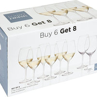 Schott Zwiesel - 19.8 oz, Pack of 8 Tritan Cru Classic White Wine Glasses - CRU.114567.S8